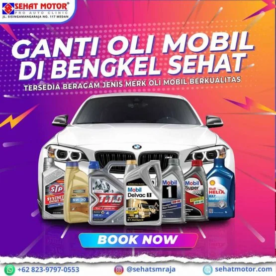 promo ganti oli di bengkel sehat medan