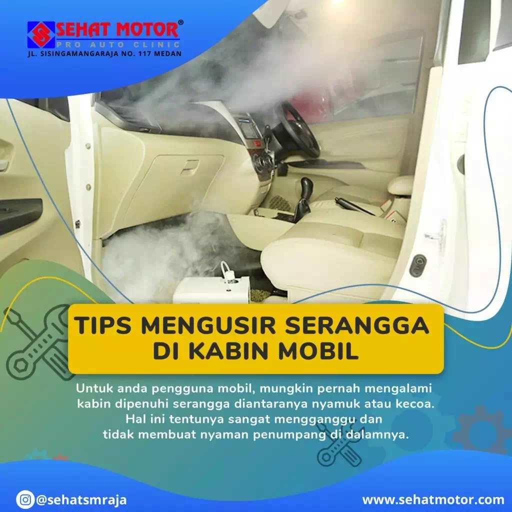 mengusir serangga dalam kabin mobil