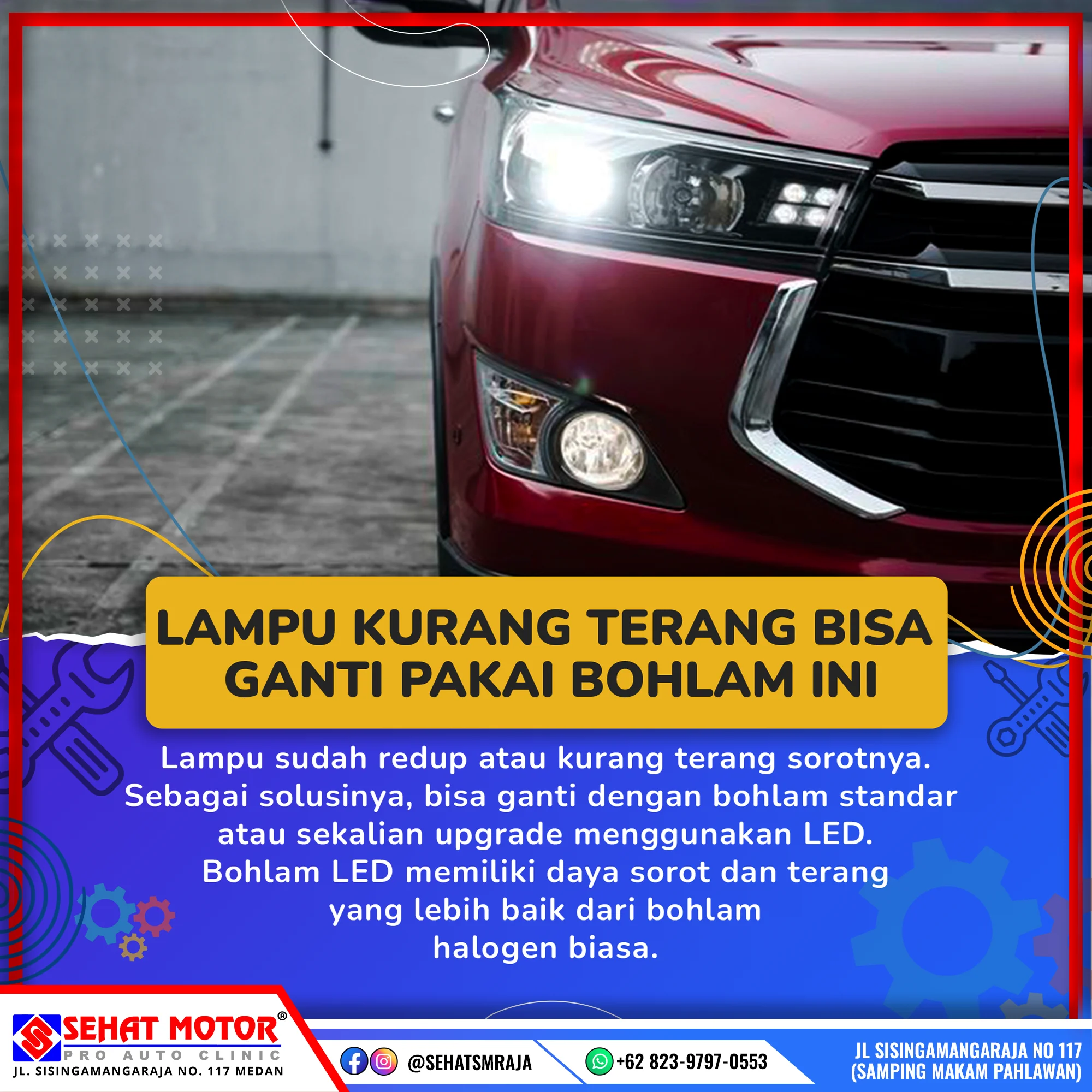bola lampu LED mobil