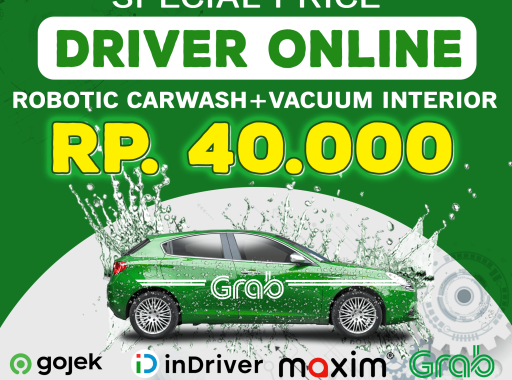 Promo Cuci Mobil Ojek Online Medan