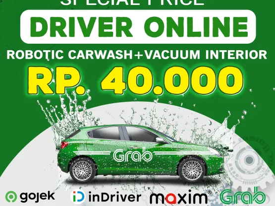 Promo Cuci Mobil Ojek Online Medan