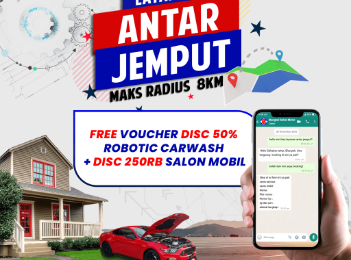 layanan antar jemput mobil bengkel sehat